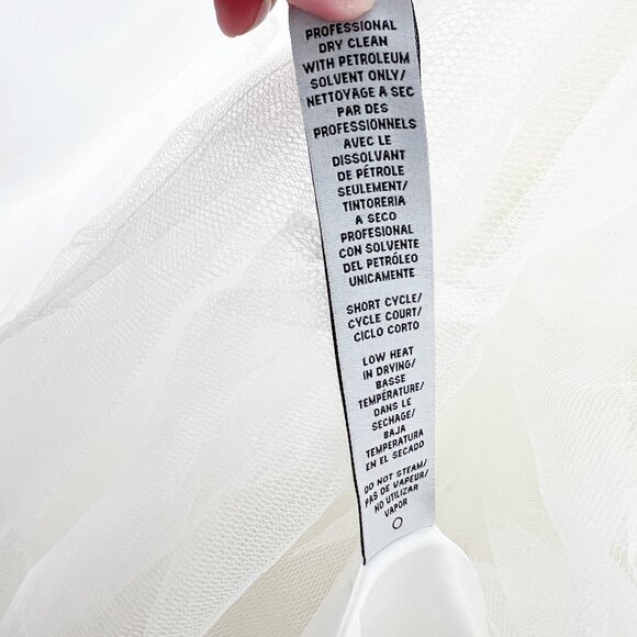 Theia Ivory Lace Wedding Dress - Picture 13 of 15